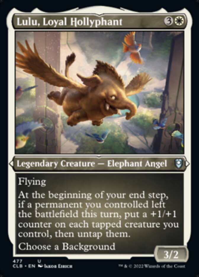 {C} Lulu, Loyal Hollyphant (Foil Etched) [Commander Legends: Battle for Baldur's Gate][CLB 477]