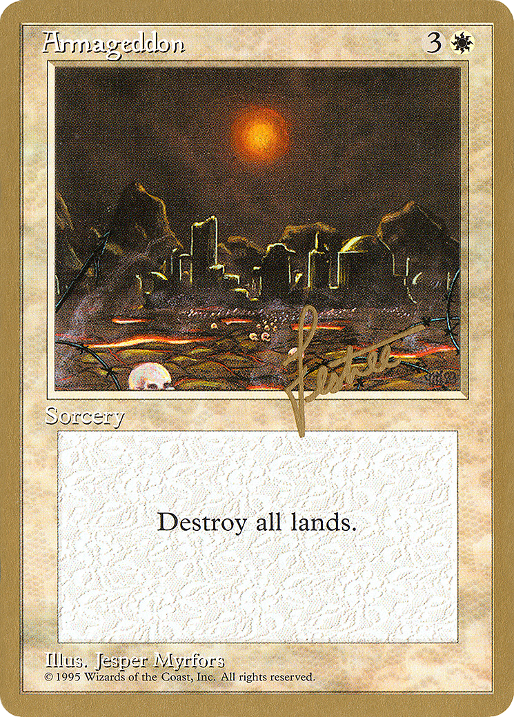 {R} Armageddon (Bertrand Lestree) [Pro Tour Collector Set][GB PTC BL5]