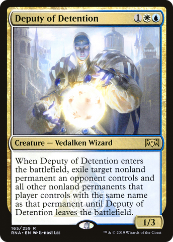 {R} Deputy of Detention [Ravnica Allegiance][RNA 165]
