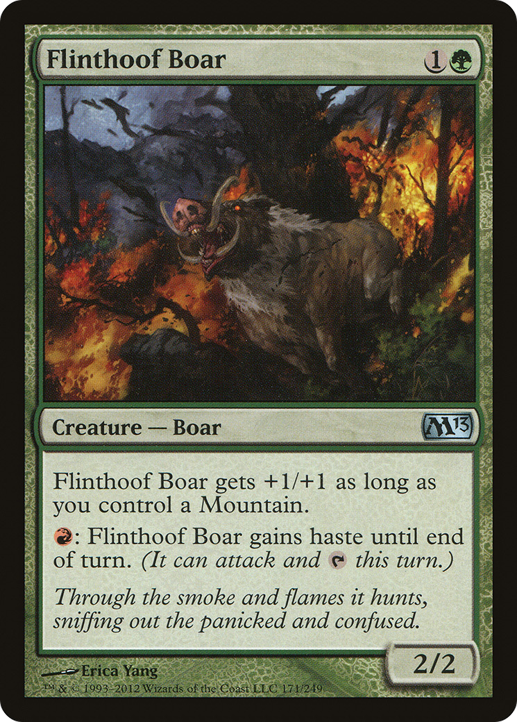 {C} Flinthoof Boar [Magic 2013][M13 171]