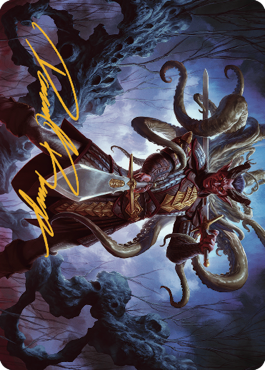 {A} Zevlor, Elturel Exile Art Card (42) (Gold-Stamped Signature) [Commander Legends: Battle for Baldur's Gate Art Series][GS ACLB 042]