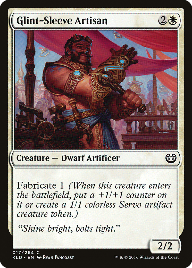 {C} Glint-Sleeve Artisan [Kaladesh][KLD 017]
