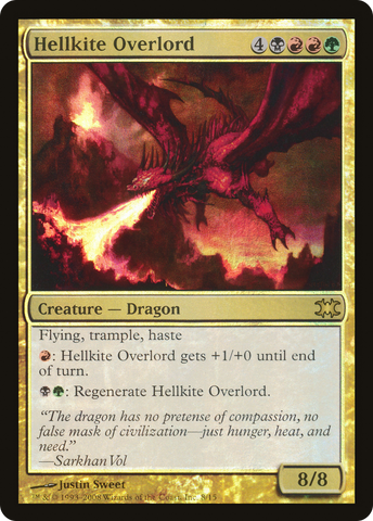 {R} Hellkite Overlord [From the Vault: Dragons][DRB 008]