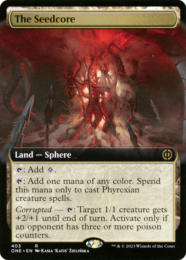 {R} The Seedcore (Extended Art) [Phyrexia: All Will Be One][ONE 403]