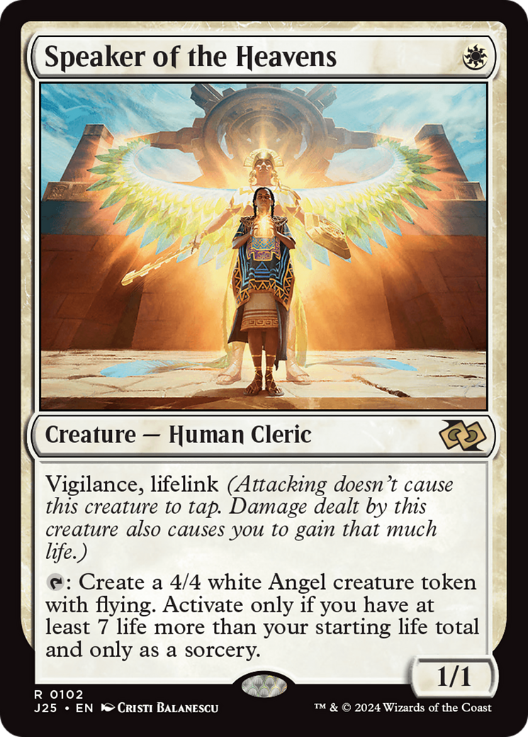 {R} Speaker of the Heavens [Foundations Jumpstart][J25 102]