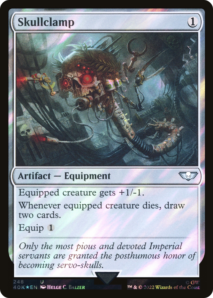 {C} Skullclamp (Surge Foil) [Universes Beyond: Warhammer 40,000][SF 40K 248]