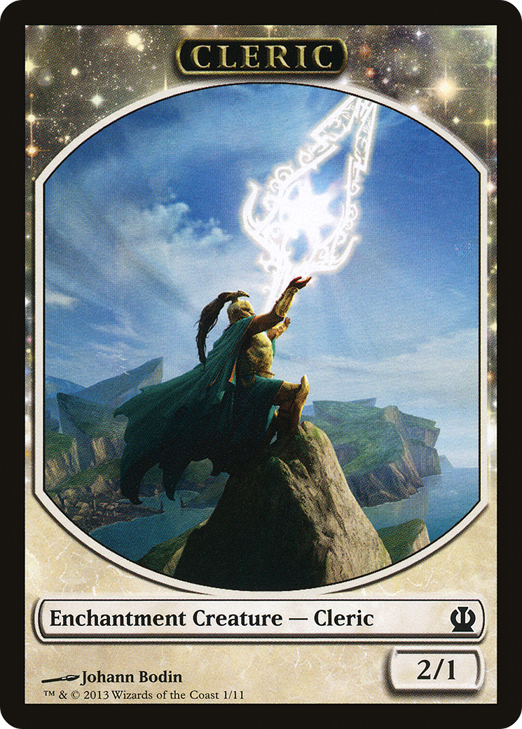 {T} Cleric Token [Theros Tokens][TTHS 001]