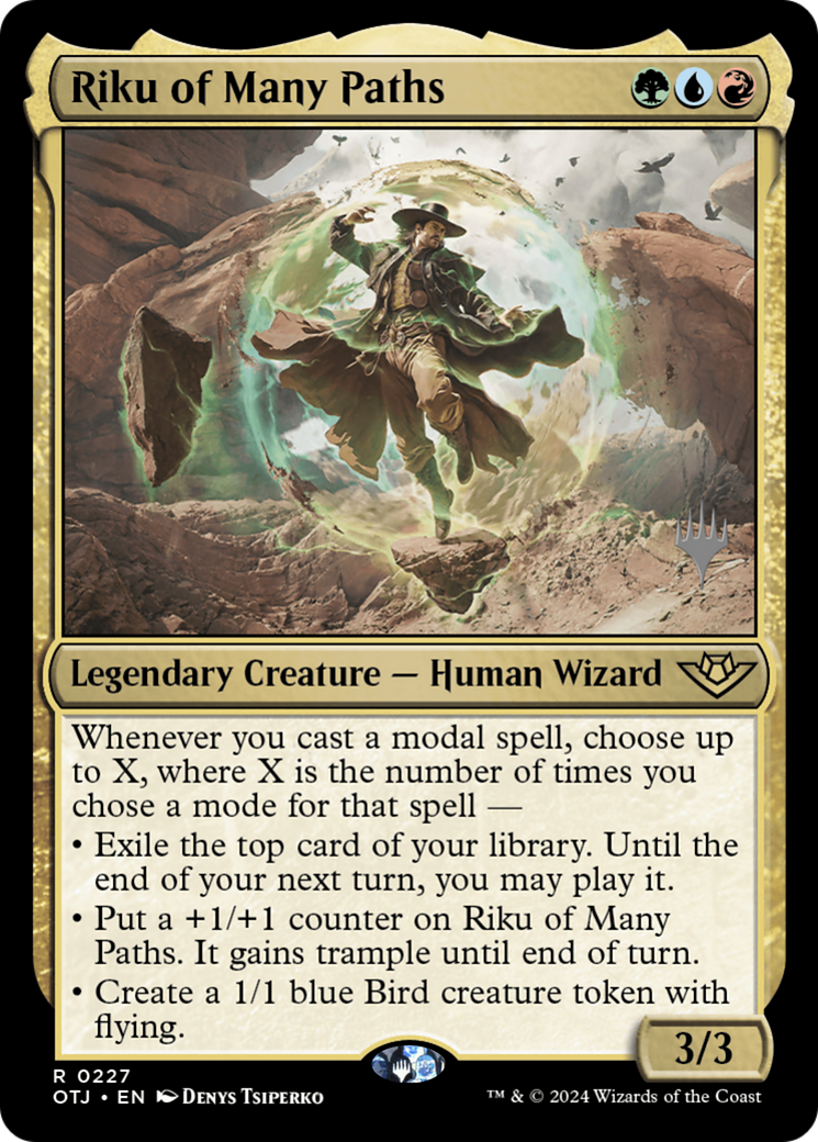 {@R} Riku of Many Paths (Promo Pack) [Outlaws of Thunder Junction Promos][PP OTJ 227]