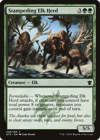 {C} Stampeding Elk Herd [Dragons of Tarkir][DTK 208]