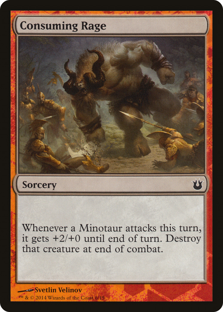 {C} Consuming Rage [Born of the Gods Battle the Horde][PA TBTH 006]