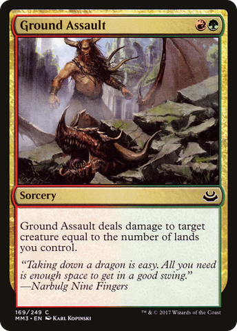 {C} Ground Assault [Modern Masters 2017][MM3 169]