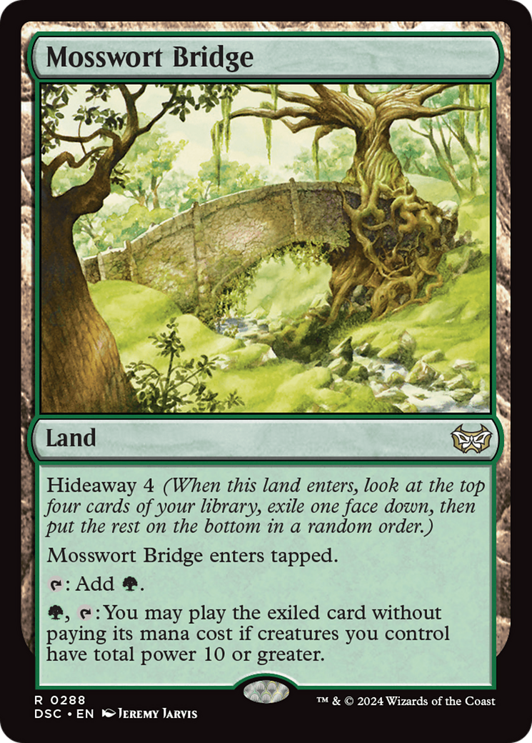 {R} Mosswort Bridge [Duskmourn: House of Horror Commander][DSC 288]