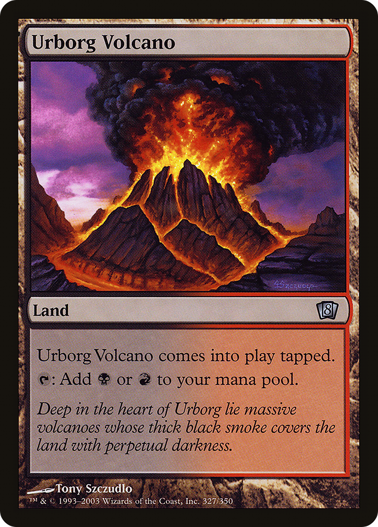 {C} Urborg Volcano [Eighth Edition][8ED 327]