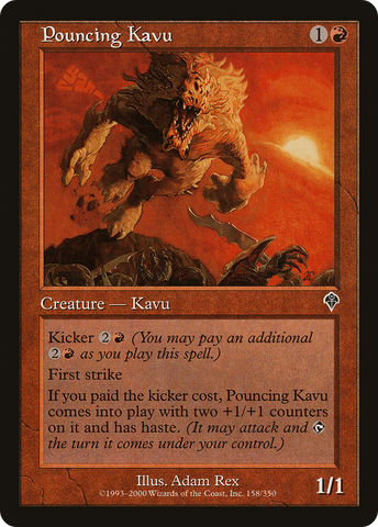 {C} Pouncing Kavu [Invasion][INV 158]