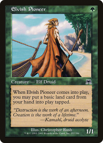 {C} Elvish Pioneer [Onslaught][ONS 257]