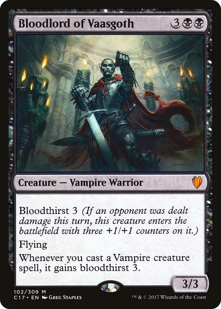 {R} Bloodlord of Vaasgoth [Commander 2017][C17 102]