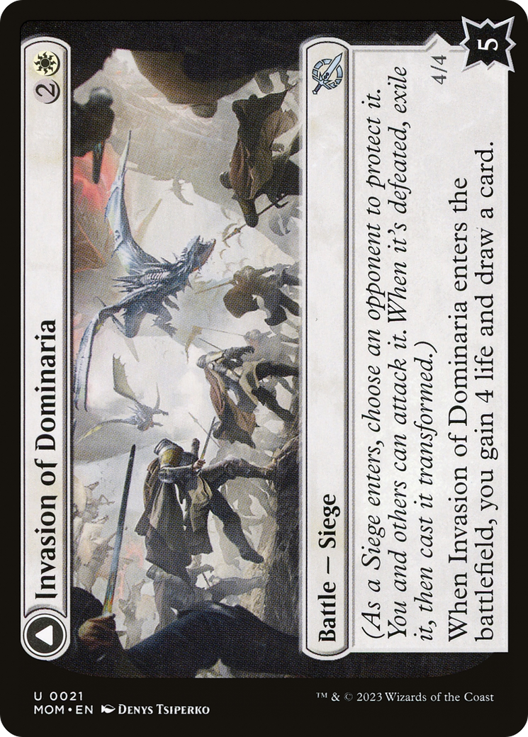 {C} Invasion of Dominaria // Serra Faithkeeper [March of the Machine][MOM 021]