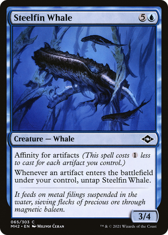 {C} Steelfin Whale [Modern Horizons 2][MH2 065]