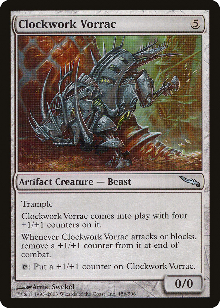 {C} Clockwork Vorrac [Mirrodin][MRD 156]