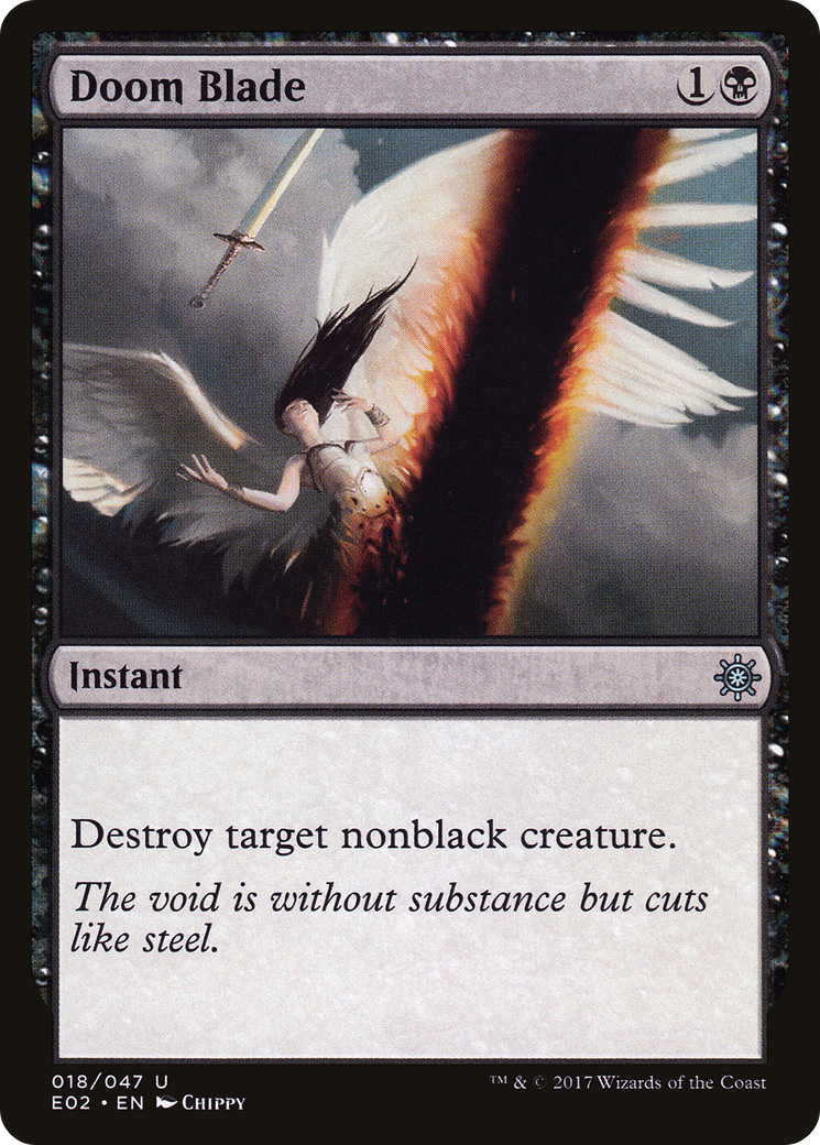 {C} Doom Blade [Explorers of Ixalan][E02 018]