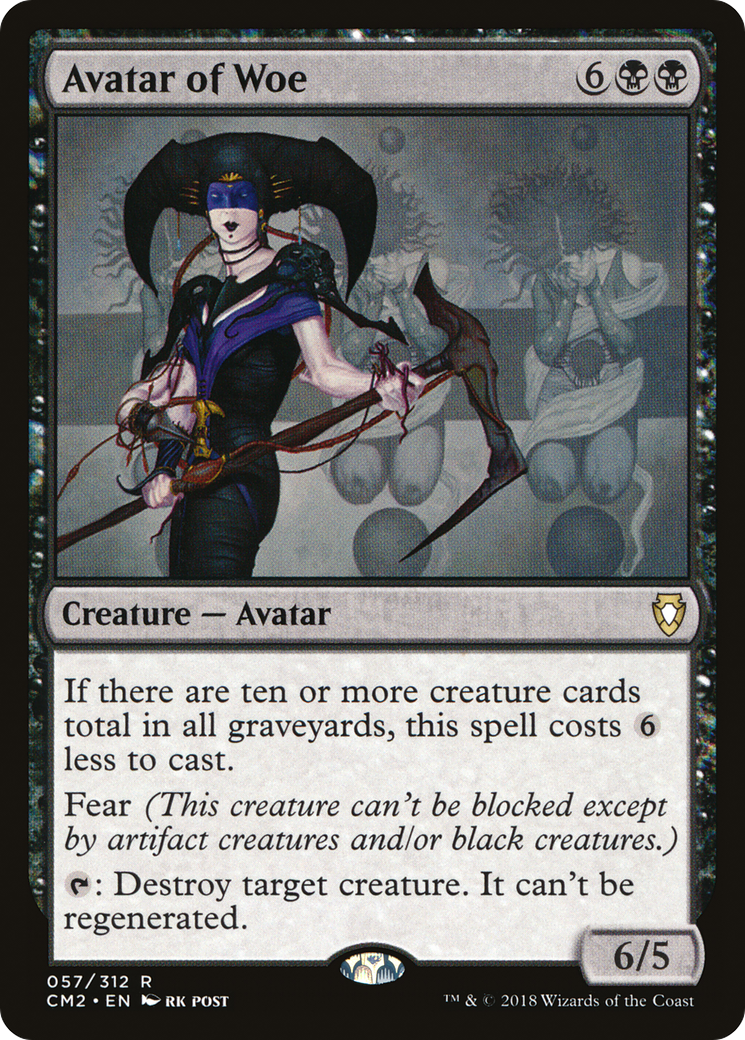 {R} Avatar of Woe [Commander Anthology Volume II][CM2 057] - Misty Mountain Games