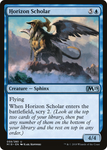 {C} Horizon Scholar [Core Set 2019][M19 059]