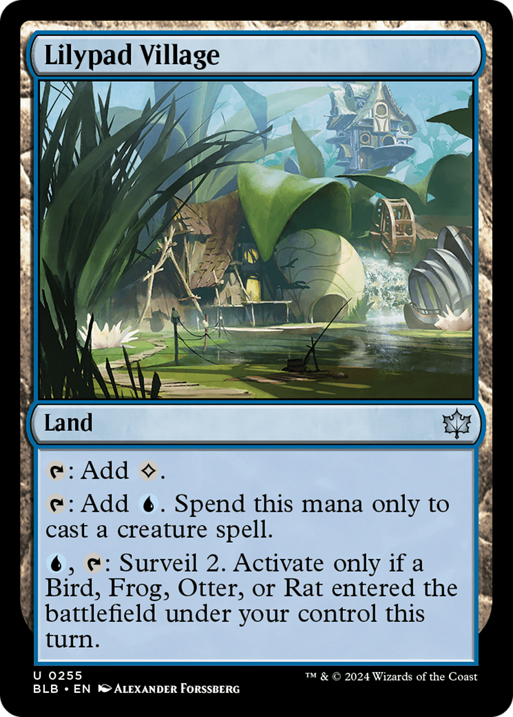 {@C} Lilypad Village [Bloomburrow][BLB 255]