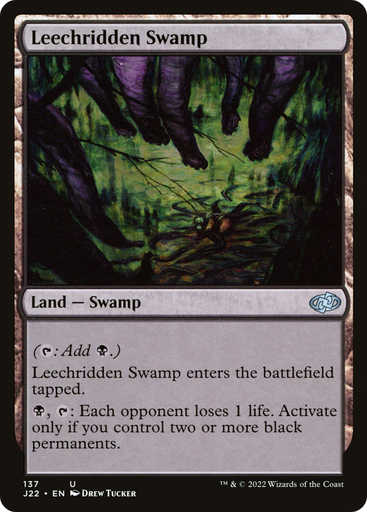 {C} Leechridden Swamp [Jumpstart 2022][J22 137]