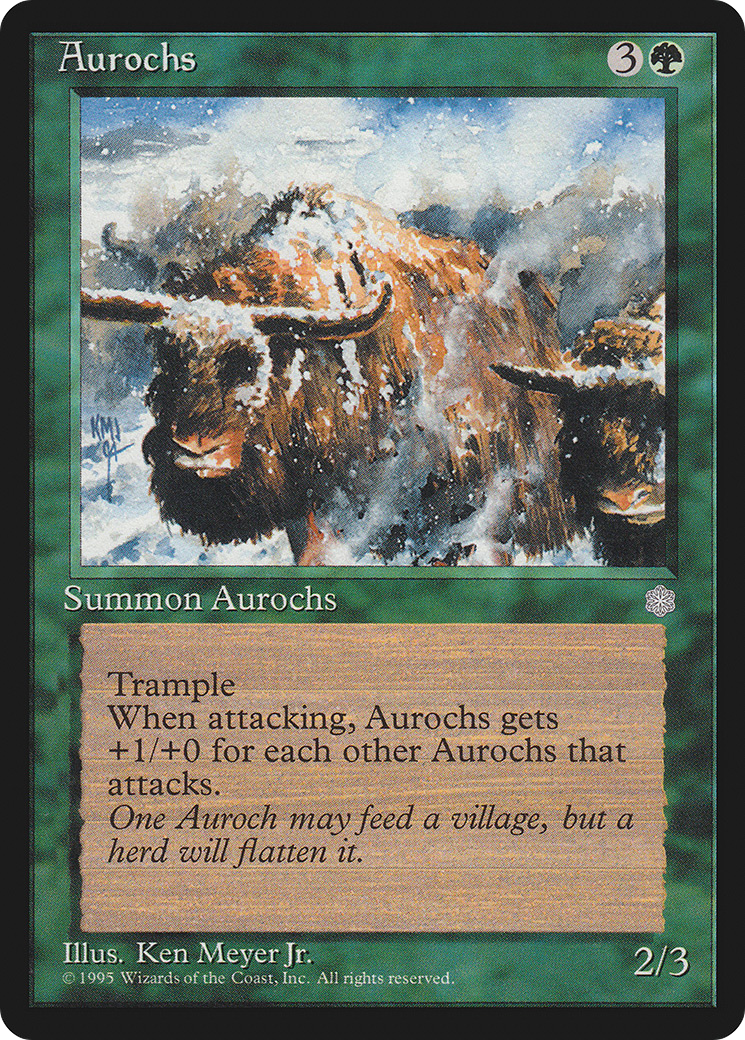 {C} Aurochs [Ice Age][ICE 225]