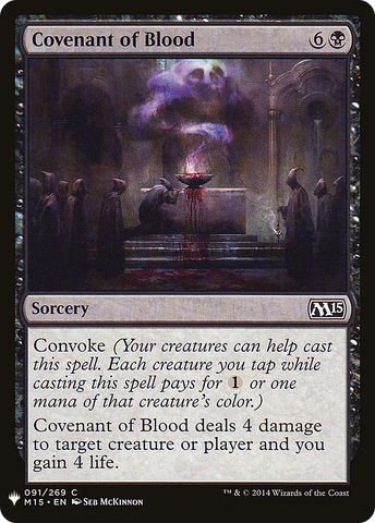 {C} Covenant of Blood [Mystery Booster][LS M15 091]