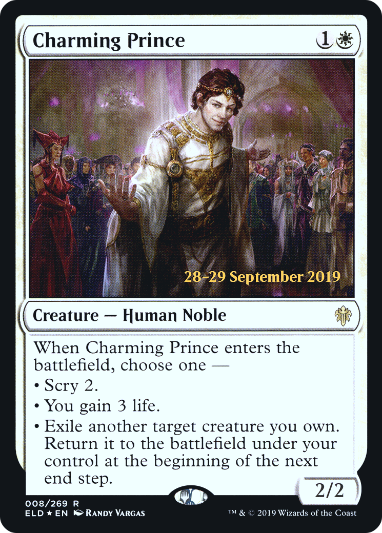 {R} Charming Prince [Throne of Eldraine Prerelease Promos][PR ELD 008]