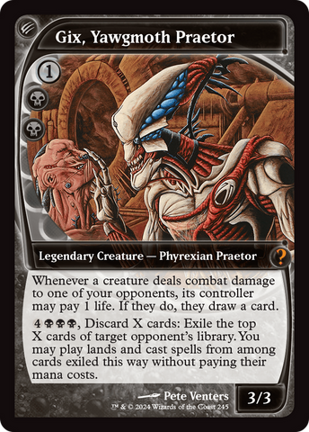 {R} Gix, Yawgmoth Praetor (Future Sight) [Mystery Booster 2][MB2 245]
