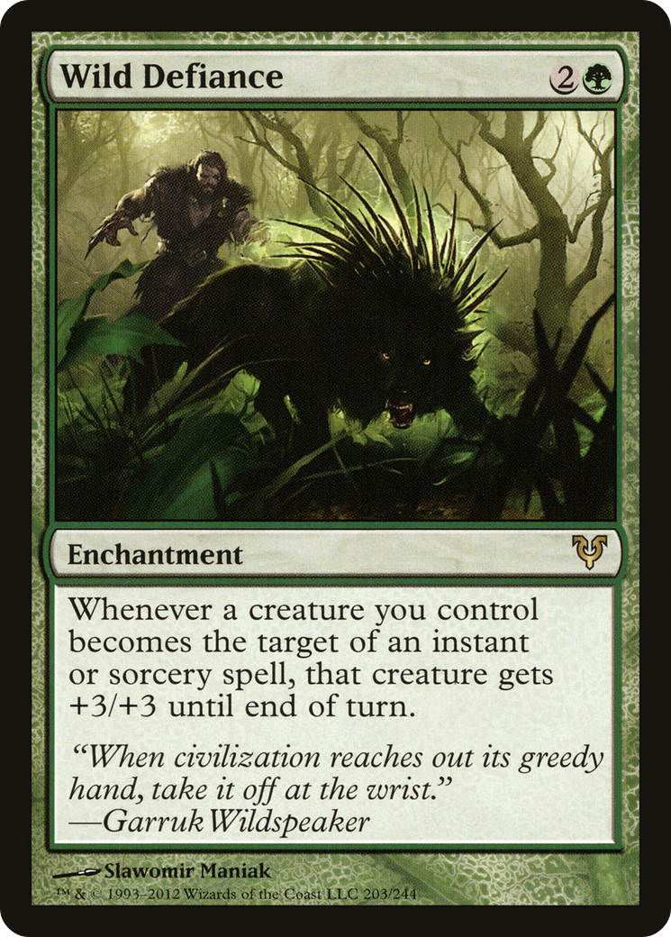 {R} Wild Defiance [Avacyn Restored][AVR 203]
