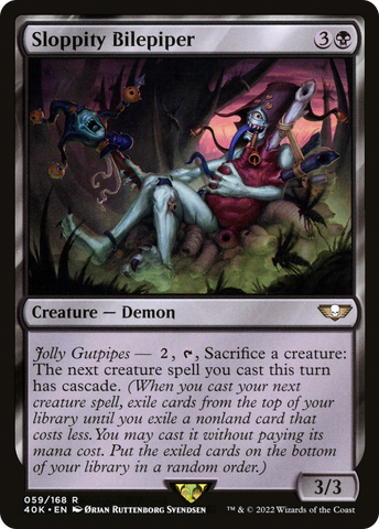 {R} Sloppity Bilepiper [Universes Beyond: Warhammer 40,000][40K 059]