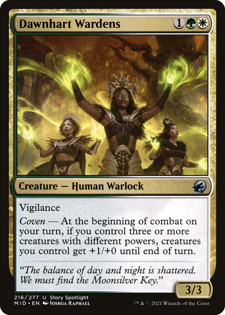 {C} Dawnhart Wardens [Innistrad: Midnight Hunt][MID 216]