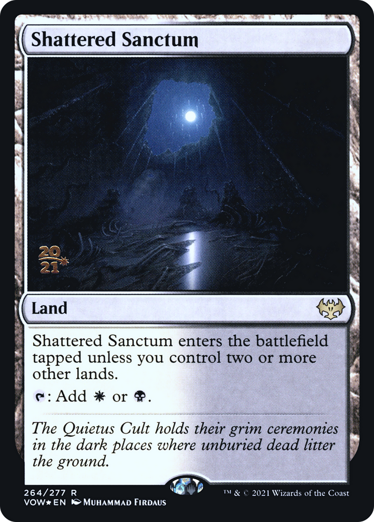 {R} Shattered Sanctum [Innistrad: Crimson Vow Prerelease Promos][PR VOW 264]