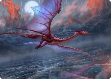{A} Manaform Hellkite Art Card [Innistrad: Crimson Vow Art Series][AVOW 046]