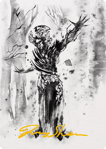 {A} Rustvine Cultivator Art Card (Gold-Stamped Signature) [Phyrexia: All Will Be One Art Series][GS AONE 075]