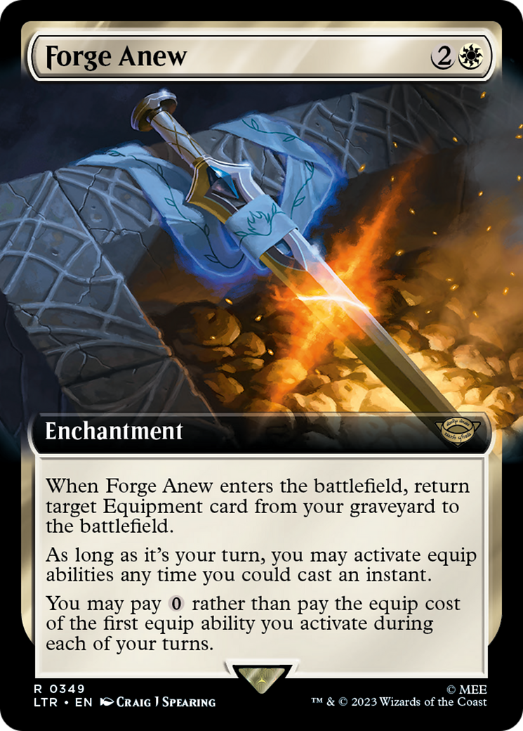 {R} Forge Anew (Extended Art) [The Lord of the Rings: Tales of Middle-Earth][LTR 760]