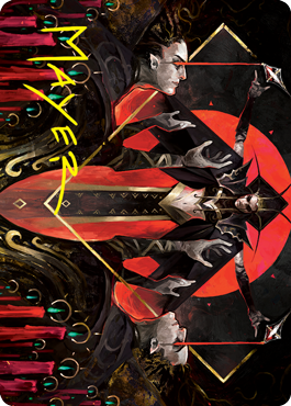 {A} Gift of Fangs Art Card (Gold-Stamped Signature) [Innistrad: Crimson Vow Art Series][GS AVOW 034]