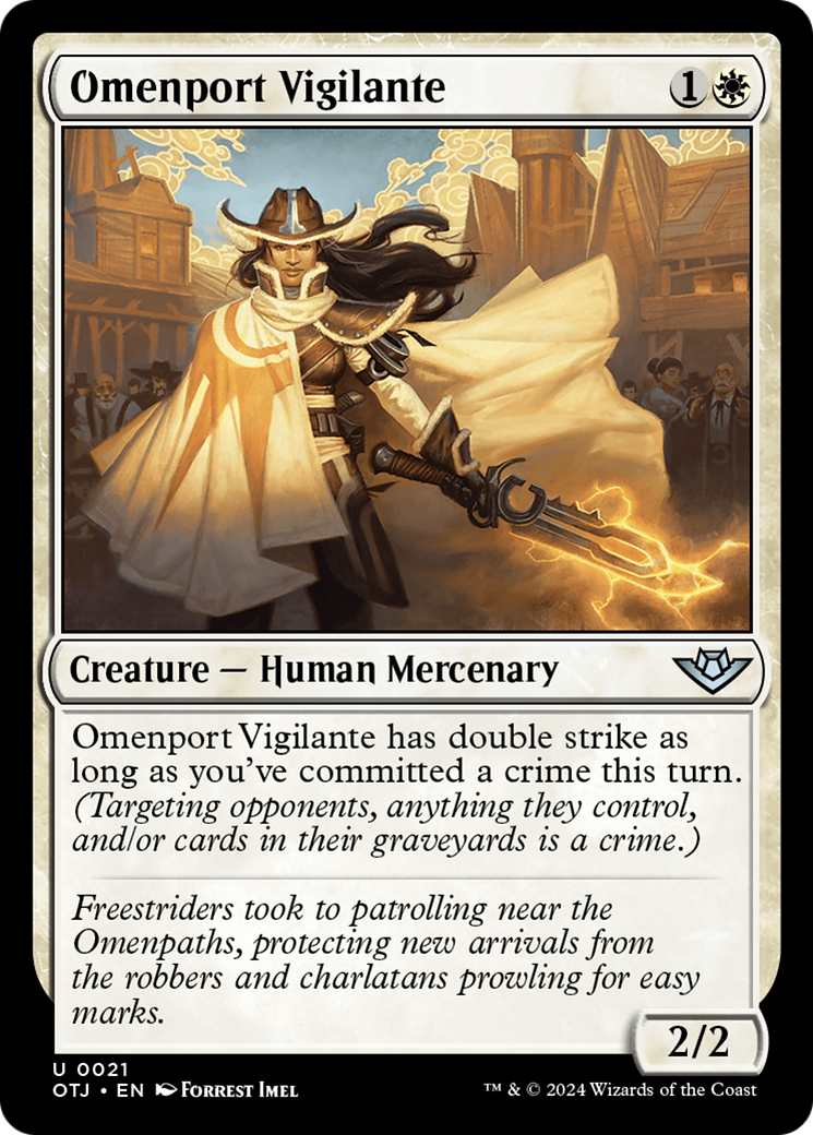{@C} Omenport Vigilante [Outlaws of Thunder Junction][OTJ 021]