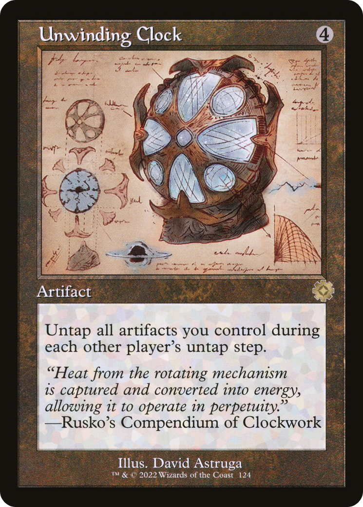 {R} Unwinding Clock (Schematic) [The Brothers' War Retro Artifacts][BRR 124]
