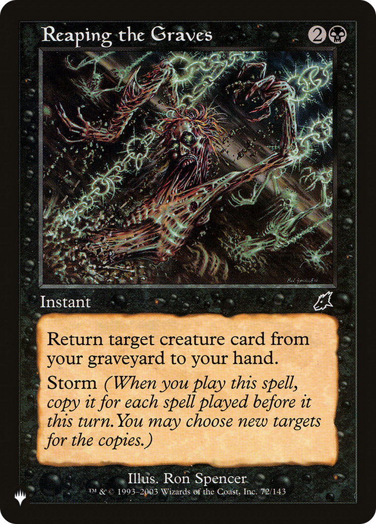 Reaping the Graves [LIST 72/143]