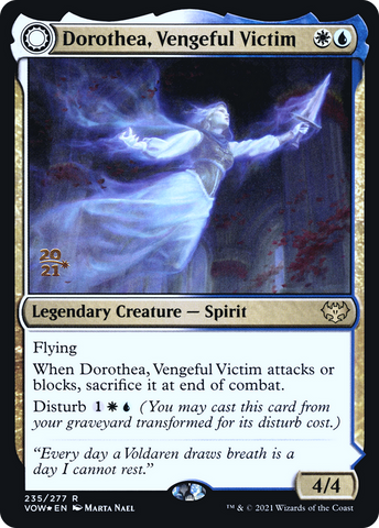 {R} Dorothea, Vengeful Victim // Dorothea's Retribution [Innistrad: Crimson Vow Prerelease Promos][PR VOW 235]
