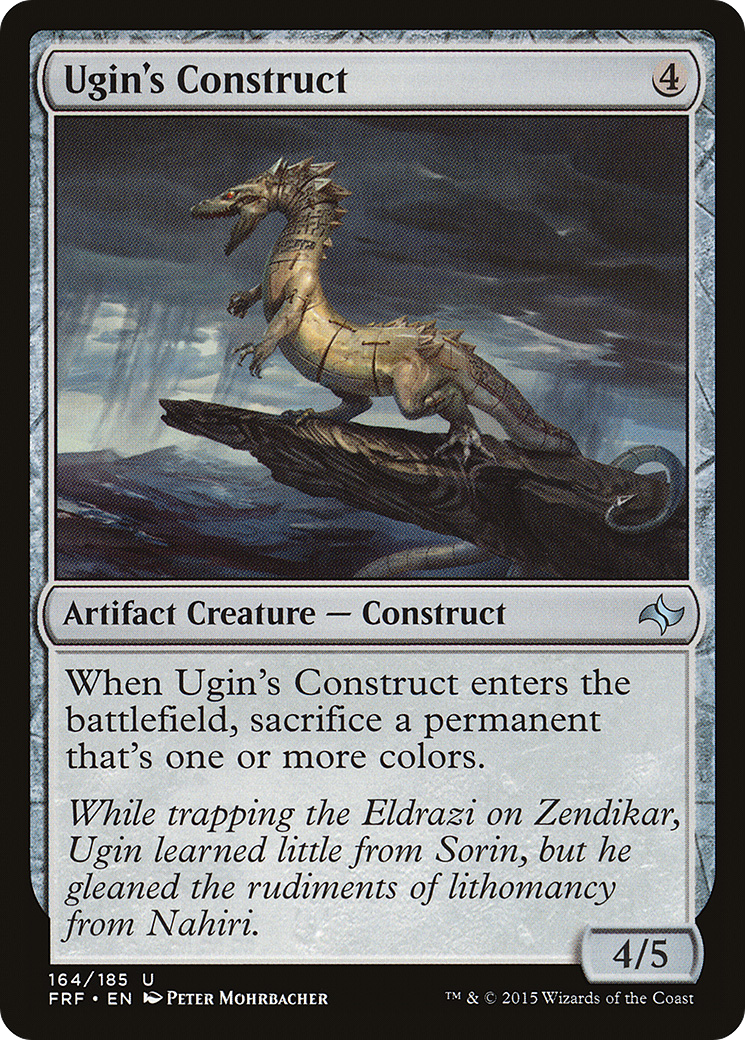 {C} Ugin's Construct [Fate Reforged][FRF 164]
