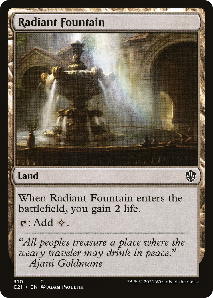 {C} Radiant Fountain [Commander 2021][C21 310]