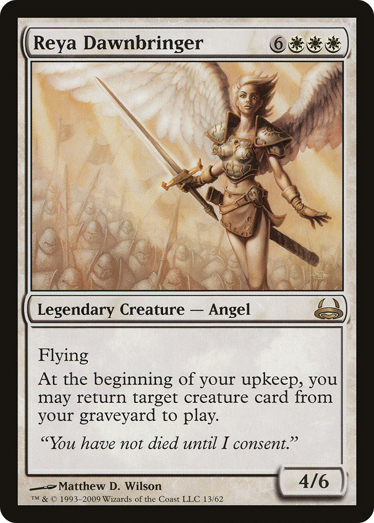 {R} Reya Dawnbringer [Duel Decks: Divine vs. Demonic][DDC 013] - Misty Mountain Games