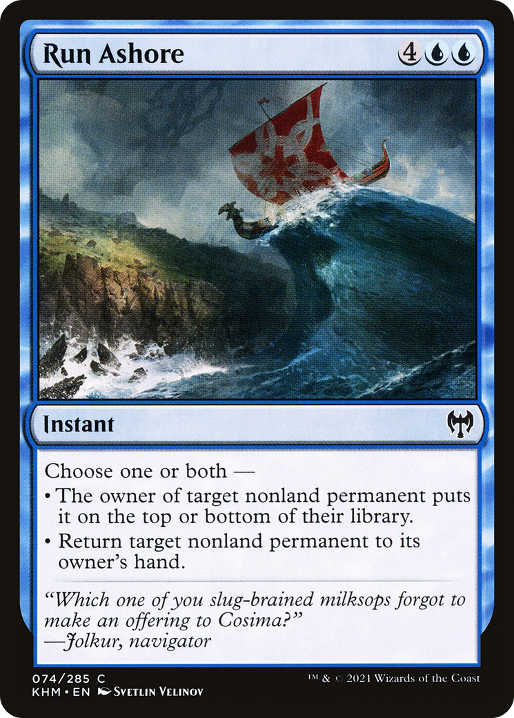 {C} Run Ashore [Kaldheim][KHM 074]