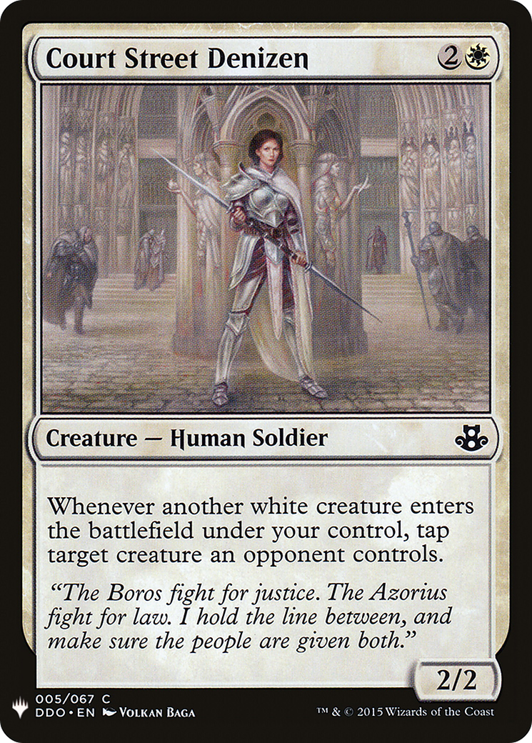 {C} Court Street Denizen [Mystery Booster][LS DDO 005]