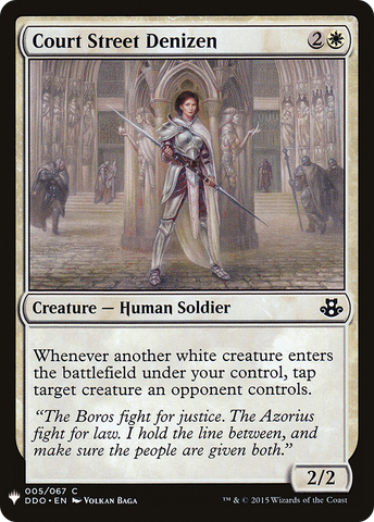 {C} Court Street Denizen [Mystery Booster][LS DDO 005]